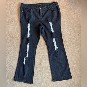Dereon Distressed Women's Jeans